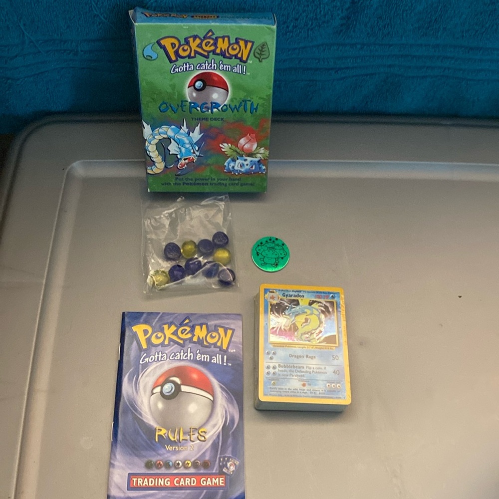 Pokemon 1999 Overgrowth Theme Deck Trading Card Game Sealed Card Deck !